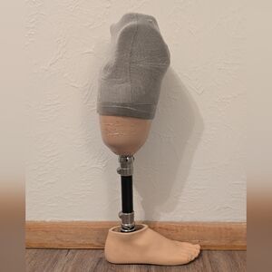 Authentic Below-Knee Prosthetic Right Leg Complete Assembly CE APC-21153 Beige